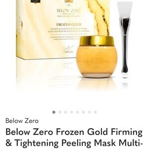 Below Zero Frozen Gold Firming & Tightening Peeling Mask - Gold